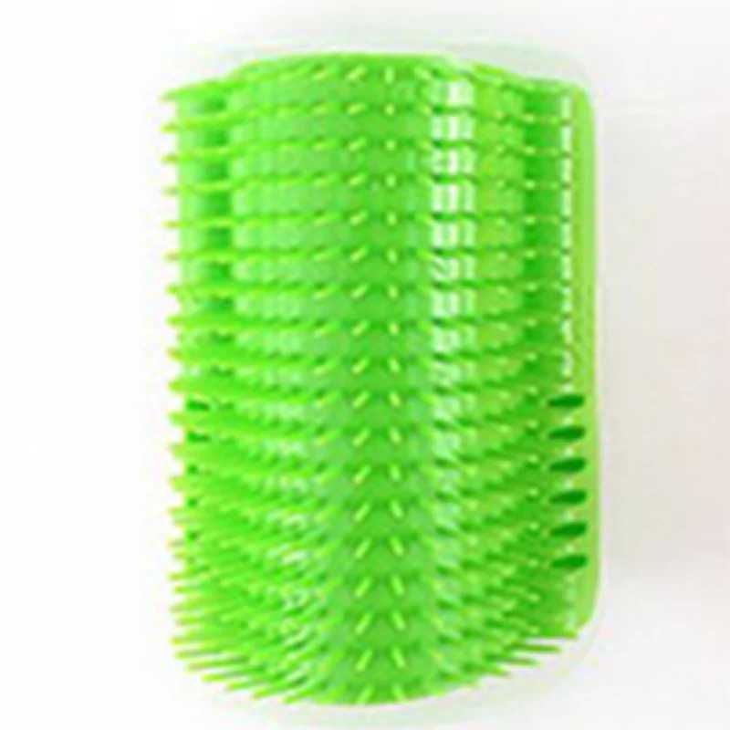 Cat Scratching Brush: Corner Massager for Happy, Groomed Cats