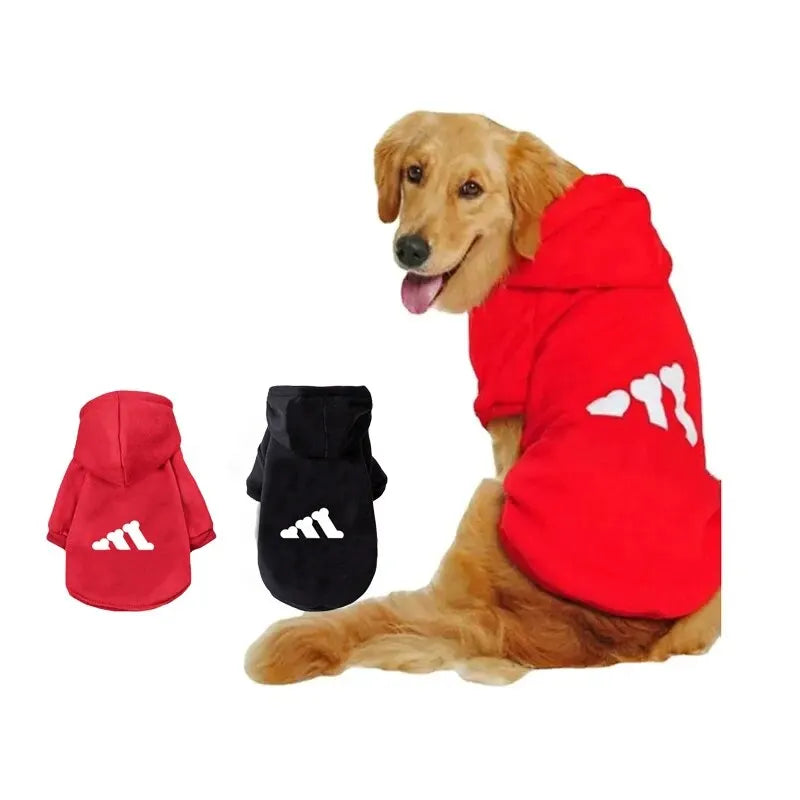 Cozy Pet Clothing: Trendy Bone Print Sweater for Autumn Winter