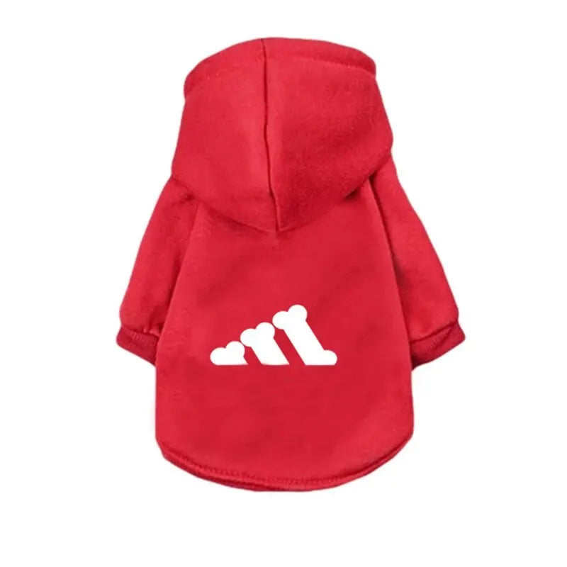 Cozy Pet Clothing: Trendy Bone Print Sweater for Autumn Winter