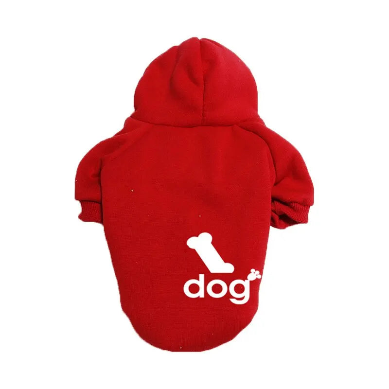 Cozy Pet Clothing: Trendy Bone Print Sweater for Autumn Winter