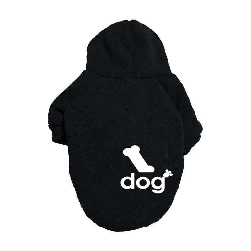 Cozy Pet Clothing: Trendy Bone Print Sweater for Autumn Winter
